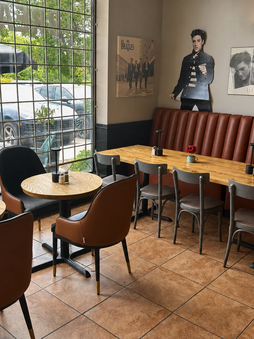 A table by the window